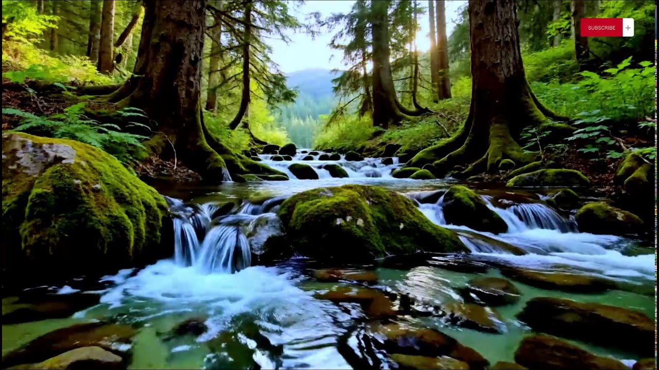 Forest River Meditation — Calm Piano Sleep Sounds | 10 Hours