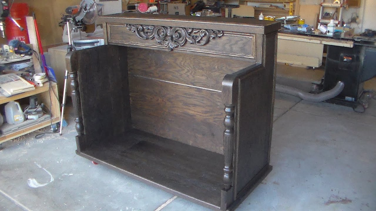 How to build a piano cabinet