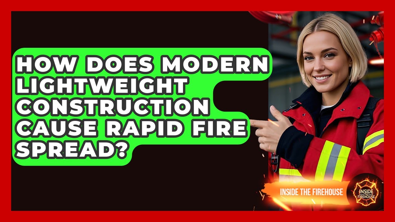 How Does Modern Lightweight Construction Cause Rapid Fire Spread? - Inside the Firehouse