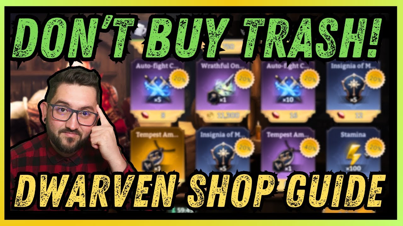 🚨 MUST WATCH Before You Buy 🚨 ULTIMATE Dwarven Association Shop GUIDE | WATCHER OF REALMS