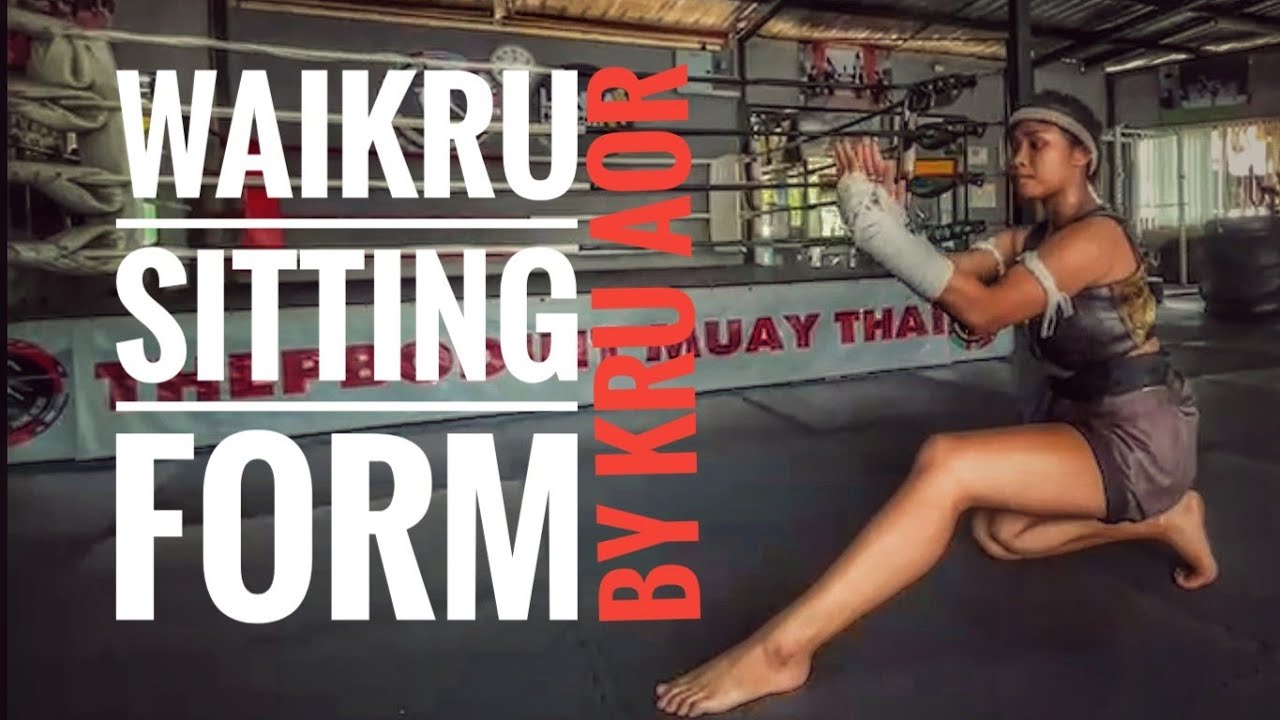 waikru sitting form by kru Aor.