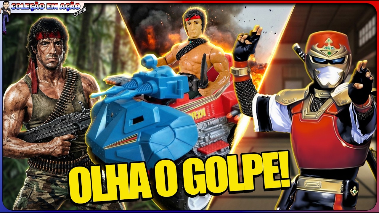 O Tanque do Jiraiya era do Rambo? A Farsa dos Brinquedos Anos 80!