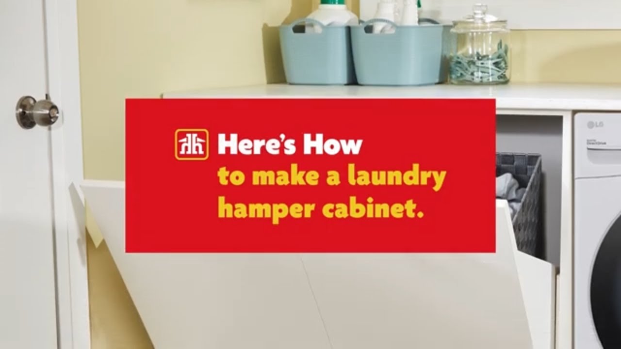 Make a #laundry Hamper Cabinet, Here's How