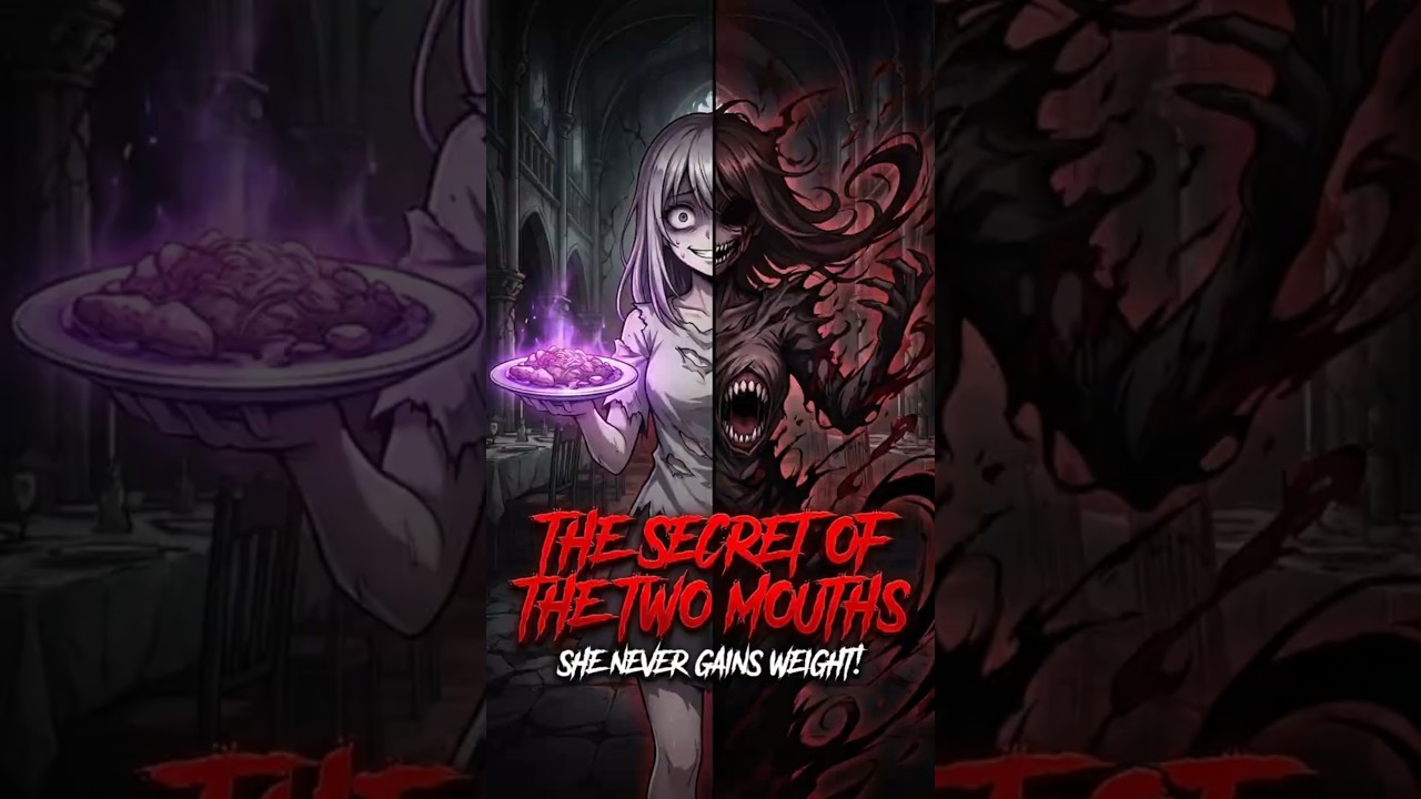 She Never Gains Weight! The Secret of the Two Mouths 👄 