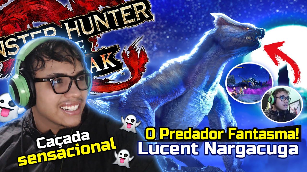 CAÇANDO O PREDADOR  LUCENT NARGACUGA / A NOVIDADE DO MONSTER HUNTER RISE: SUNBREAK!