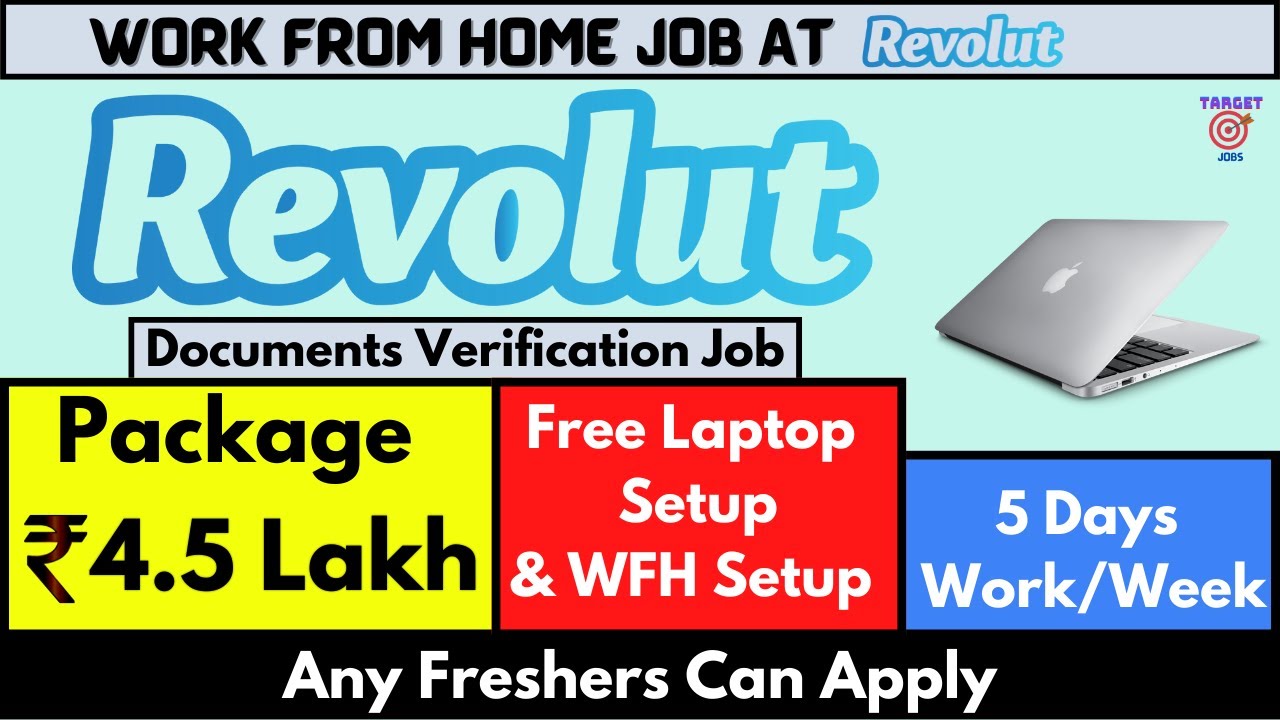 Work From Home Job | Revoult Vacancy 2022 | Jobs For Fresher | Top MNC Jobs 2022