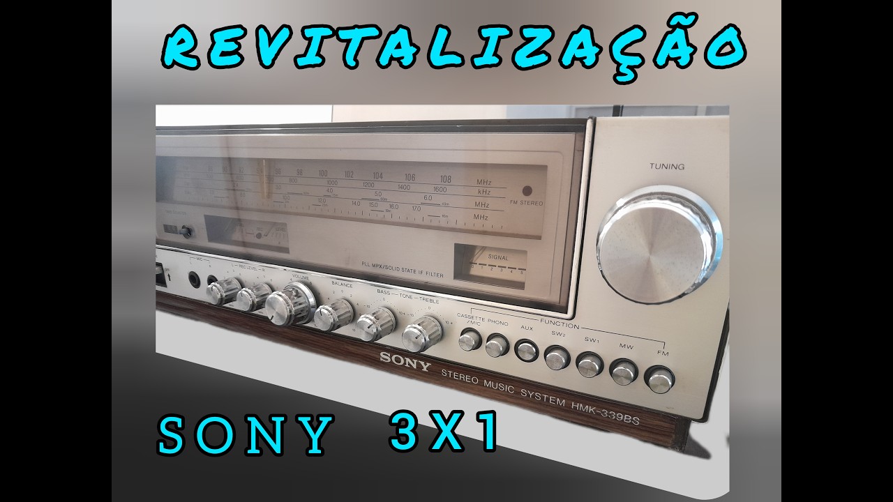 Revitalização no 3 em 1 da Sony HMK 339 BS