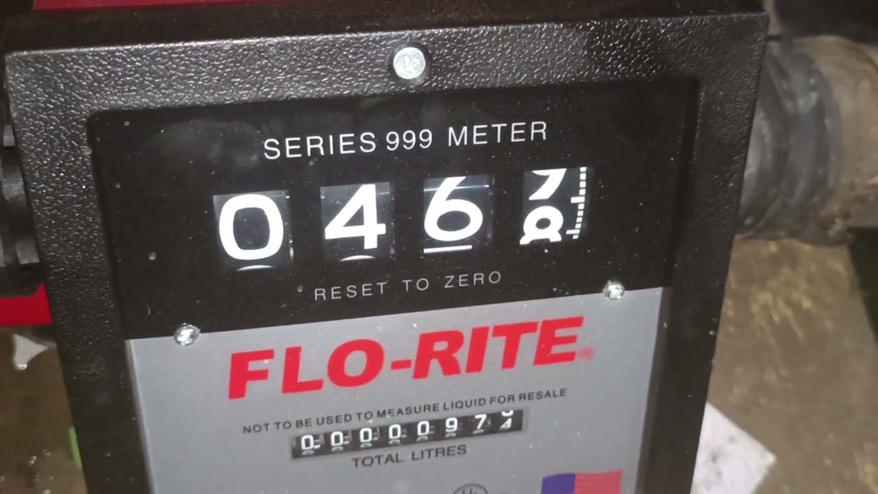 NGUJI FLOWMETER MEREK FLOW RITE SERIES 999