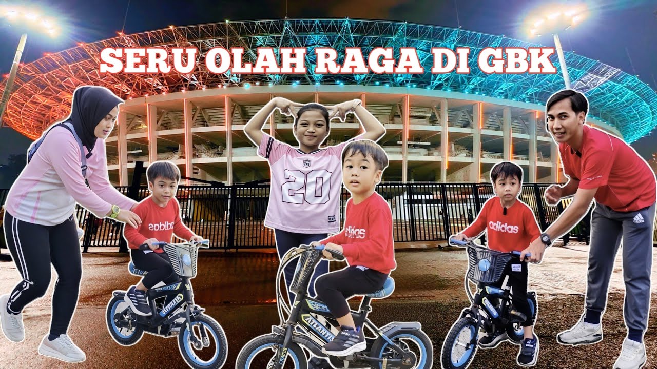 SERU‼️olah raga dan sepedaan di GBK