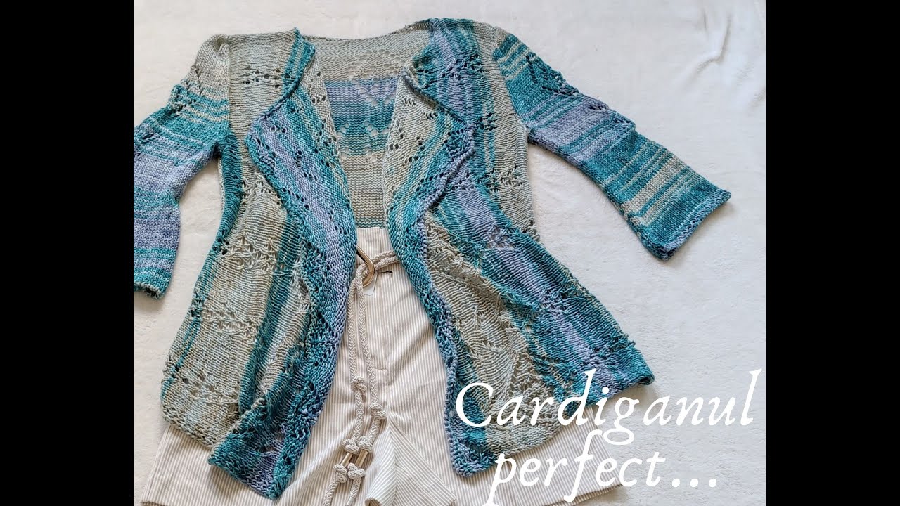 Cardigan tricotat- „Cardiganul perfect” pentru vara