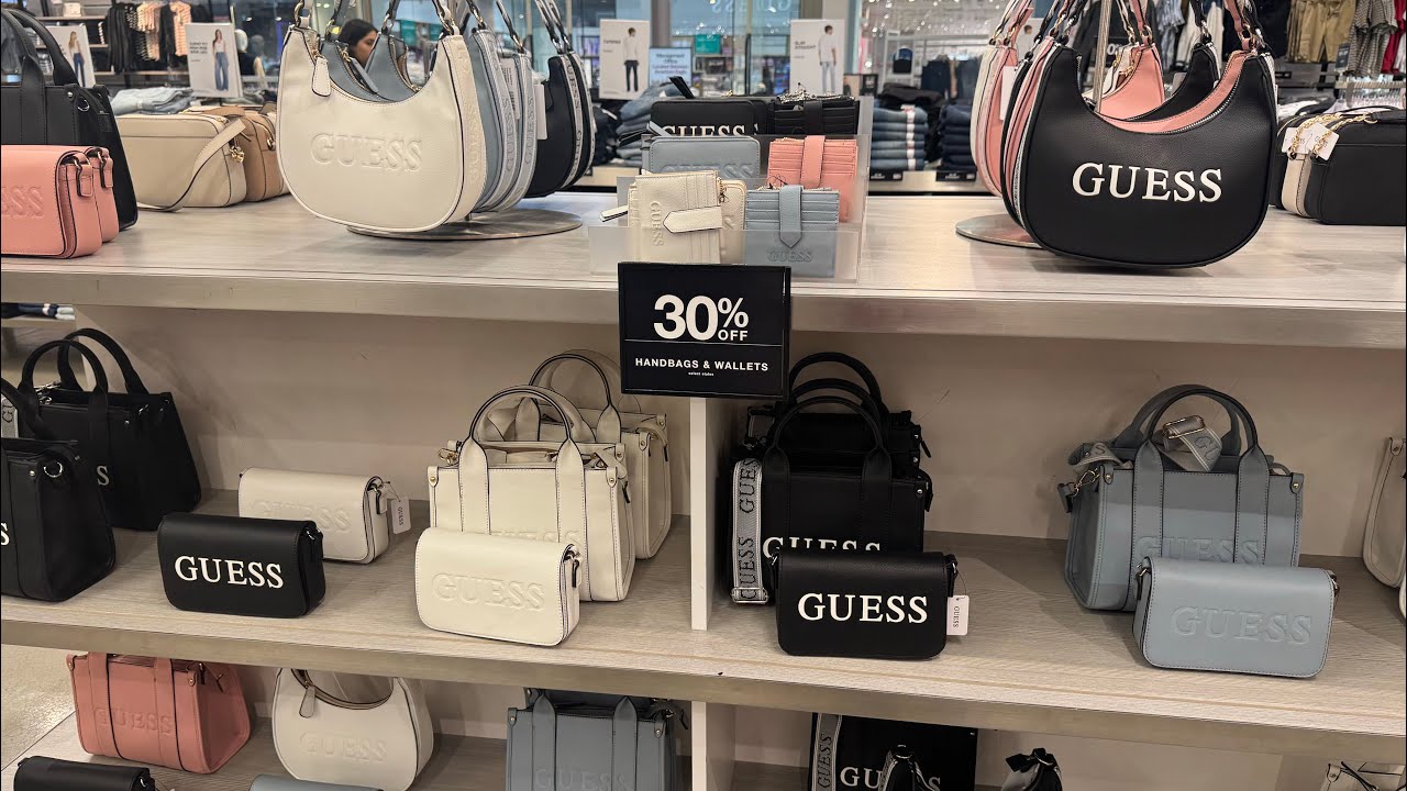GUESS OUTLET ~CLEARANCE PLUS 50% OFF~BAG~WALLET ~CLOTHES ~SHOES #shopping