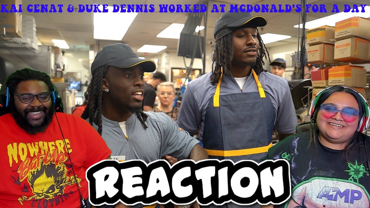 Kai Cenat & Duke Dennis Worked At McDonald's For A Day | REACTION