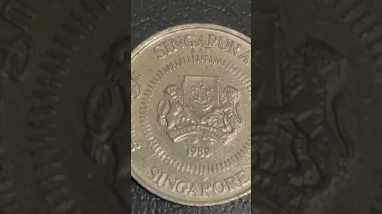 1989 Singapore 10 cent #coins #shorts #numismatics #coincollecting  #coincollector #singapore #viral
