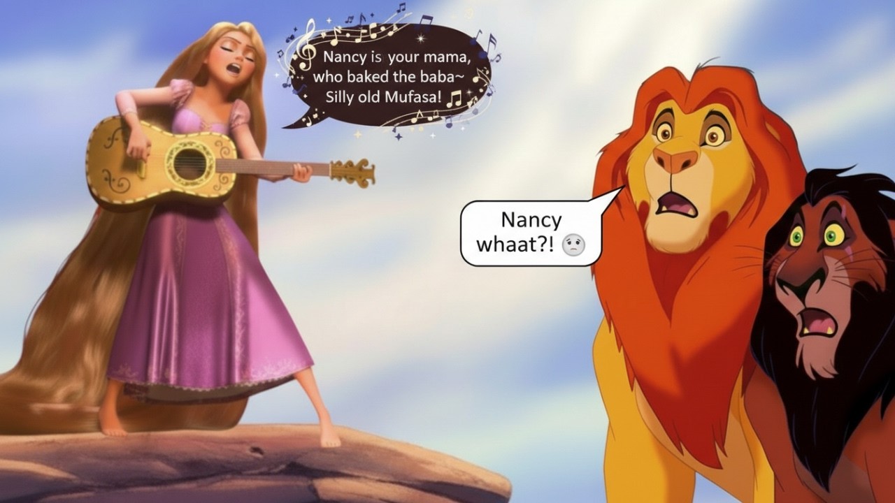 Rapunzel Has BIG NEWS  for Mufasa 🦁