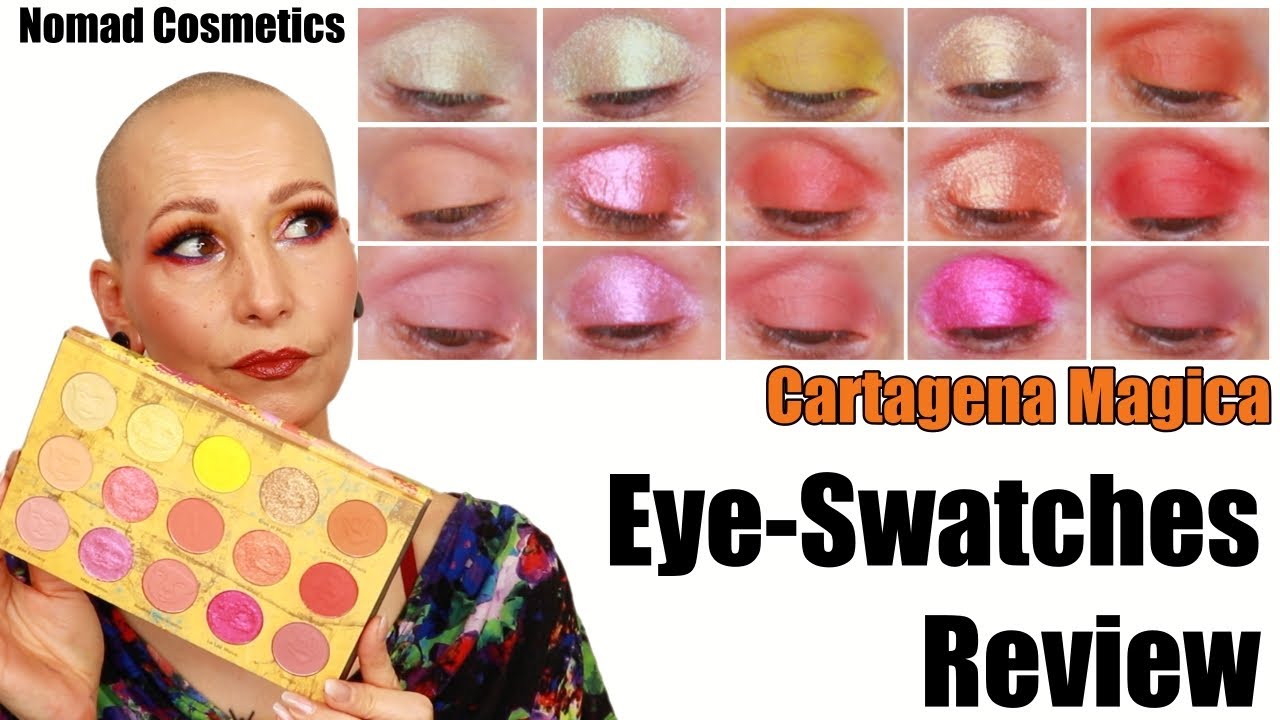 EYE SWATCHES & REVIEW: Cartagena Magica by Nomad Cosmeticss