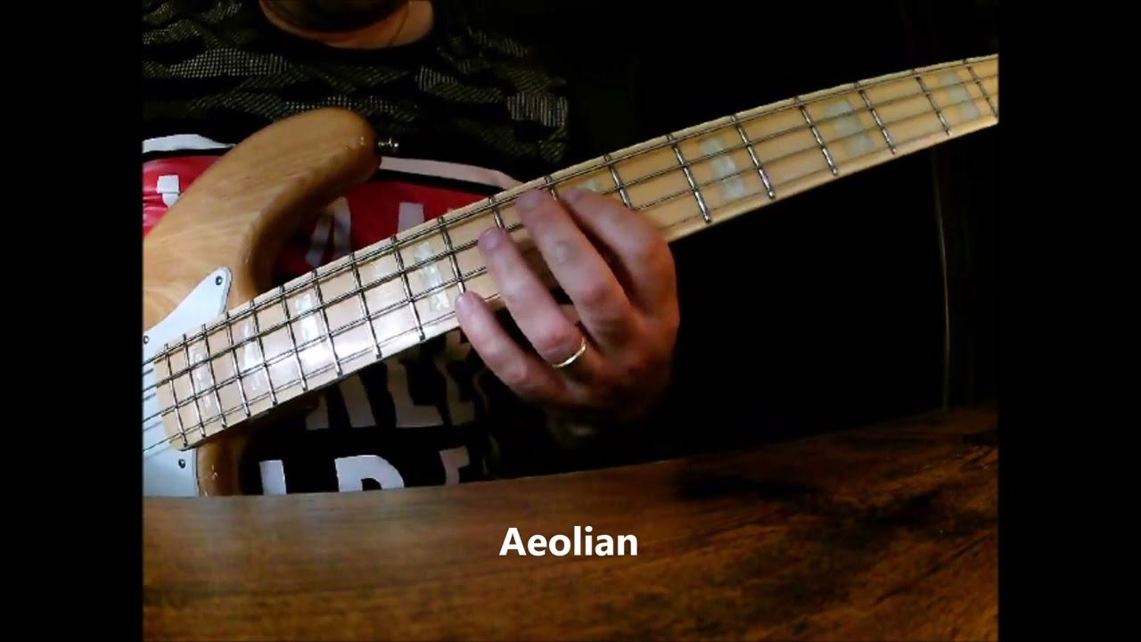 Play a bass solo with a modal system on a single chord