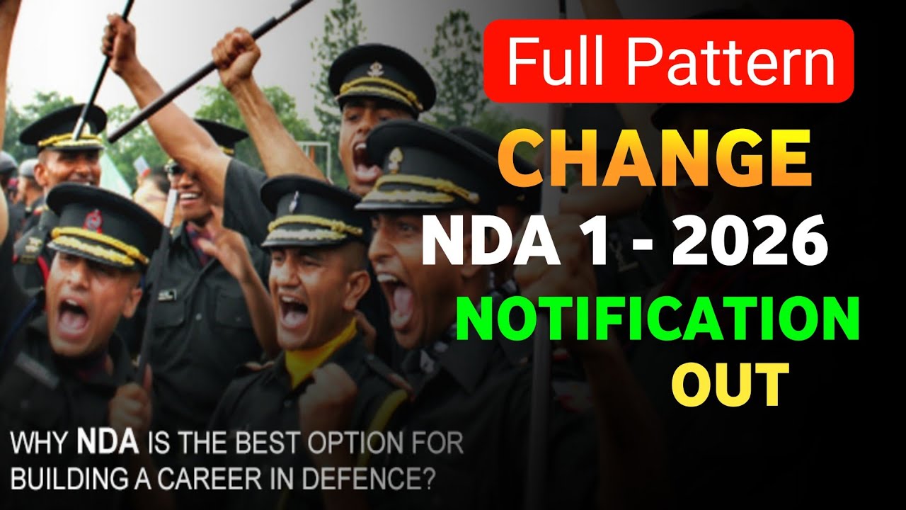 NDA 2026 Complete Information | Full Guide Step-by-Step 🔥|Eligibility, Age, Syllabus, Pattern ✅