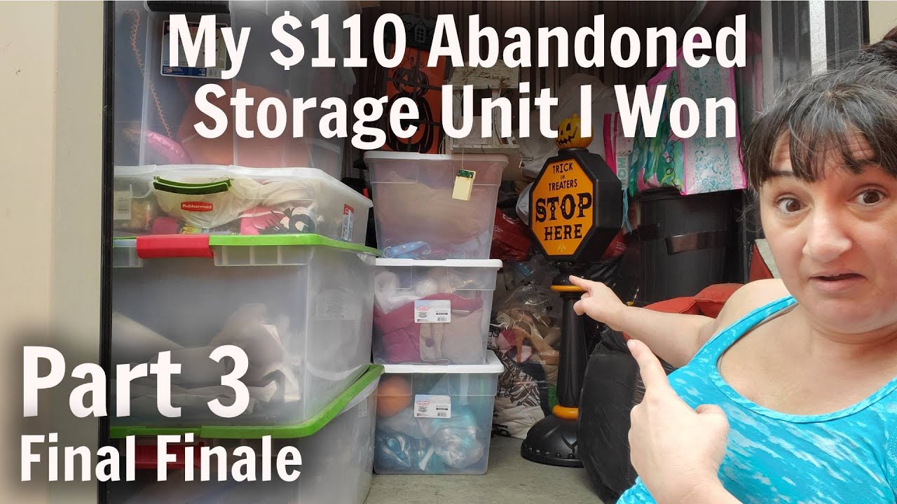 My $110 Abandoned Storage Unit I Won | Final Finale!