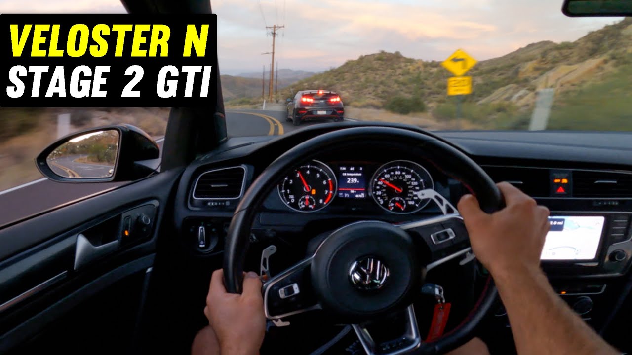 POV Chasing a Veloster N! (GTI Unitronic Stage 2)