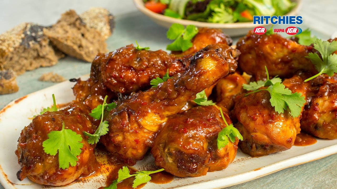 Spicy chicken drumsticks