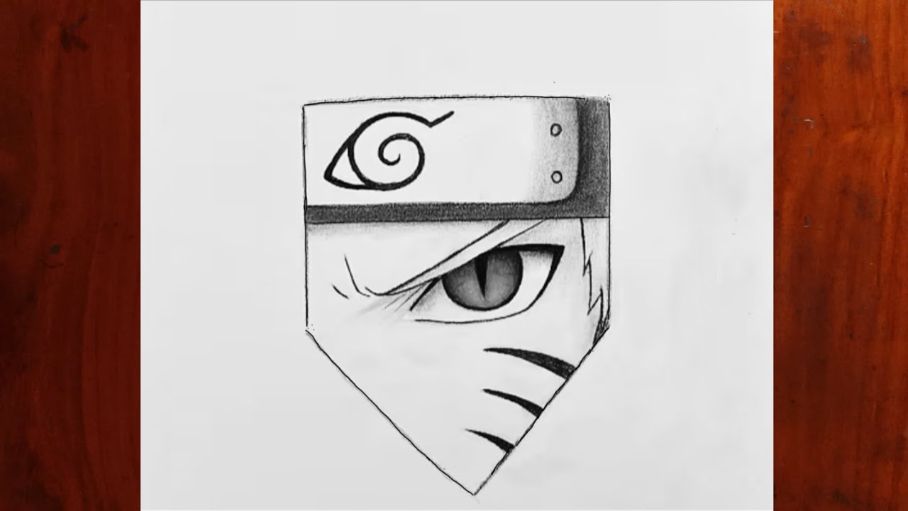 How To Draw Naruto Eye Step By Step | Easy Anime Drawing Tutorial