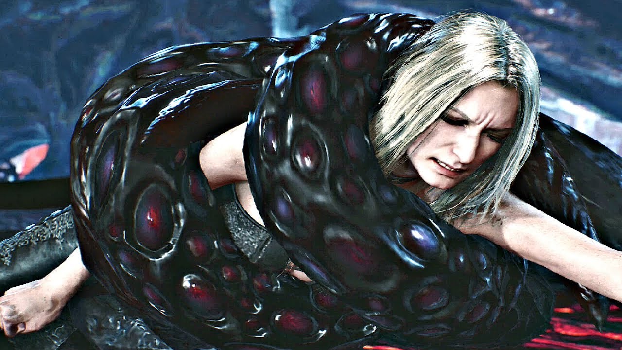 DEVIL MAY CRY 5 - Lady & Trish Attacked by Tentacles