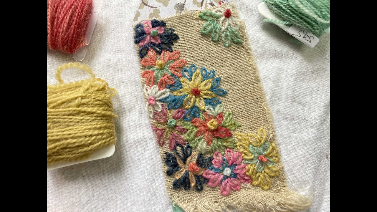 #52tagshannemade | week 32 'Daisy stitch'