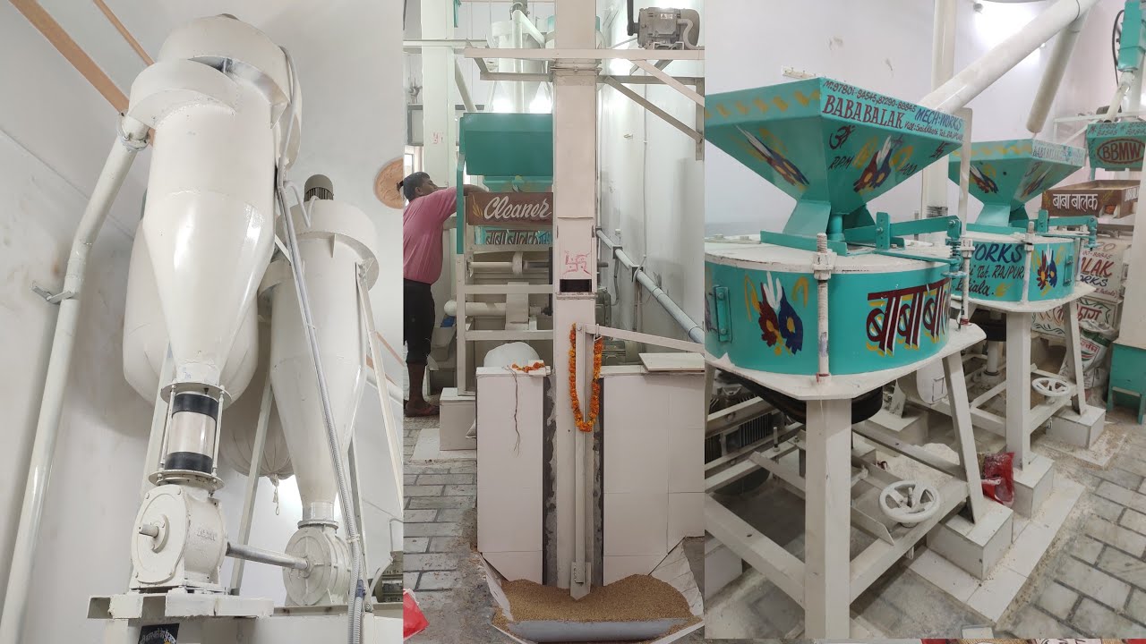 2 and 4 Automatic Atta (Wheat) chakki mill plant .no. 8729089845, 7814537245 || Automatic flour mill