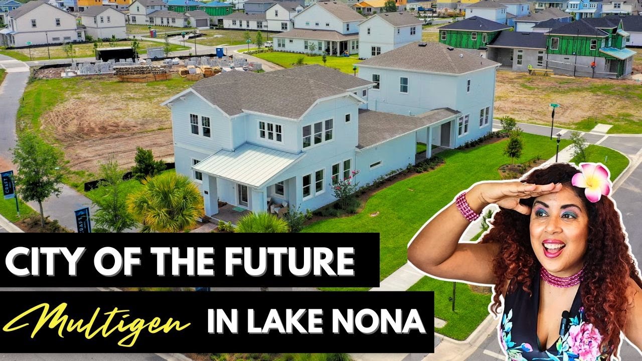 Inside LAKE NONA’S CITY OF THE FUTURE! 🌆 Multi-Gen Home Tour + Garage Apartment | Laureate Park