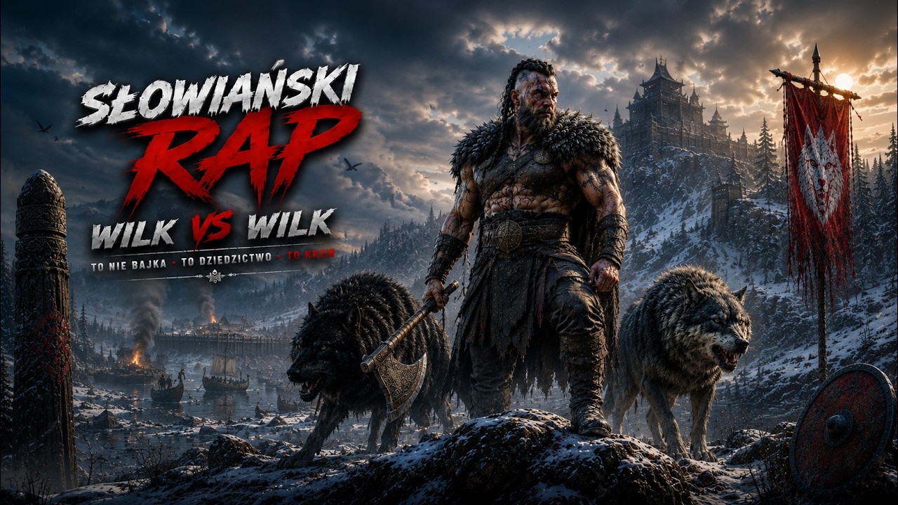 🐺 Słowiański Rap 2026 | Legenda Białego Wilka ⚔️ Dark Slavic Rap Mix | Epic Warrior Music