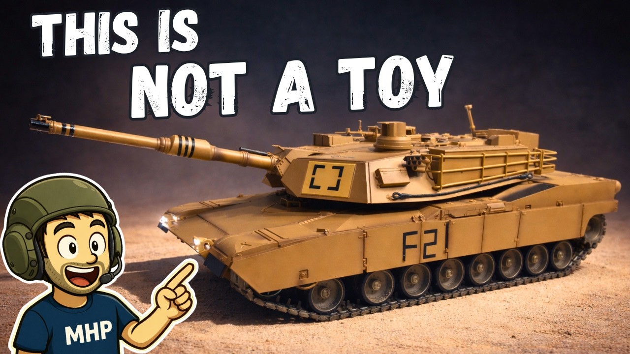 Heng Long M1A2 Abrams PRO RC Tank - First Impressions, Unboxing & Test Run