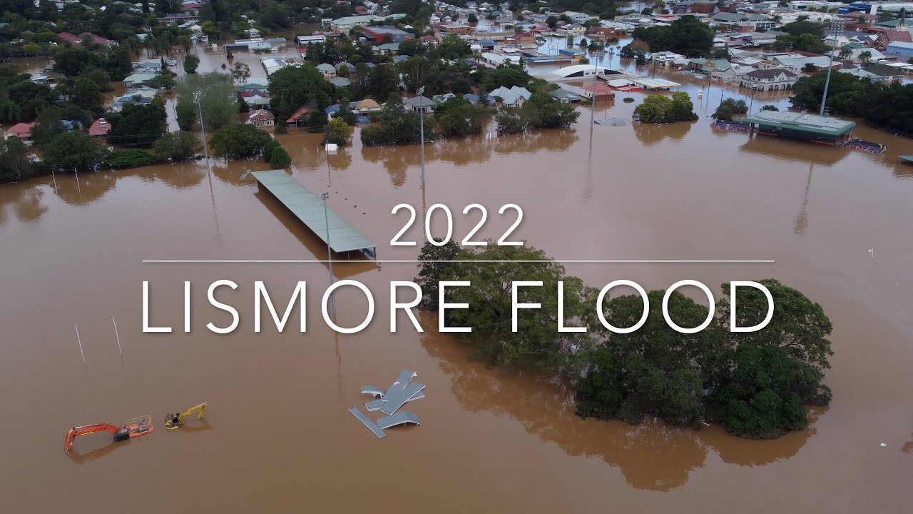 Lismore Flood February 2022. 4K. No Audio.