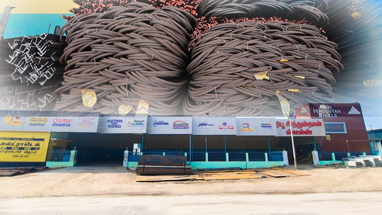 India's No:1 Steels Showroom | New Hindustan Steels | #happy #studios