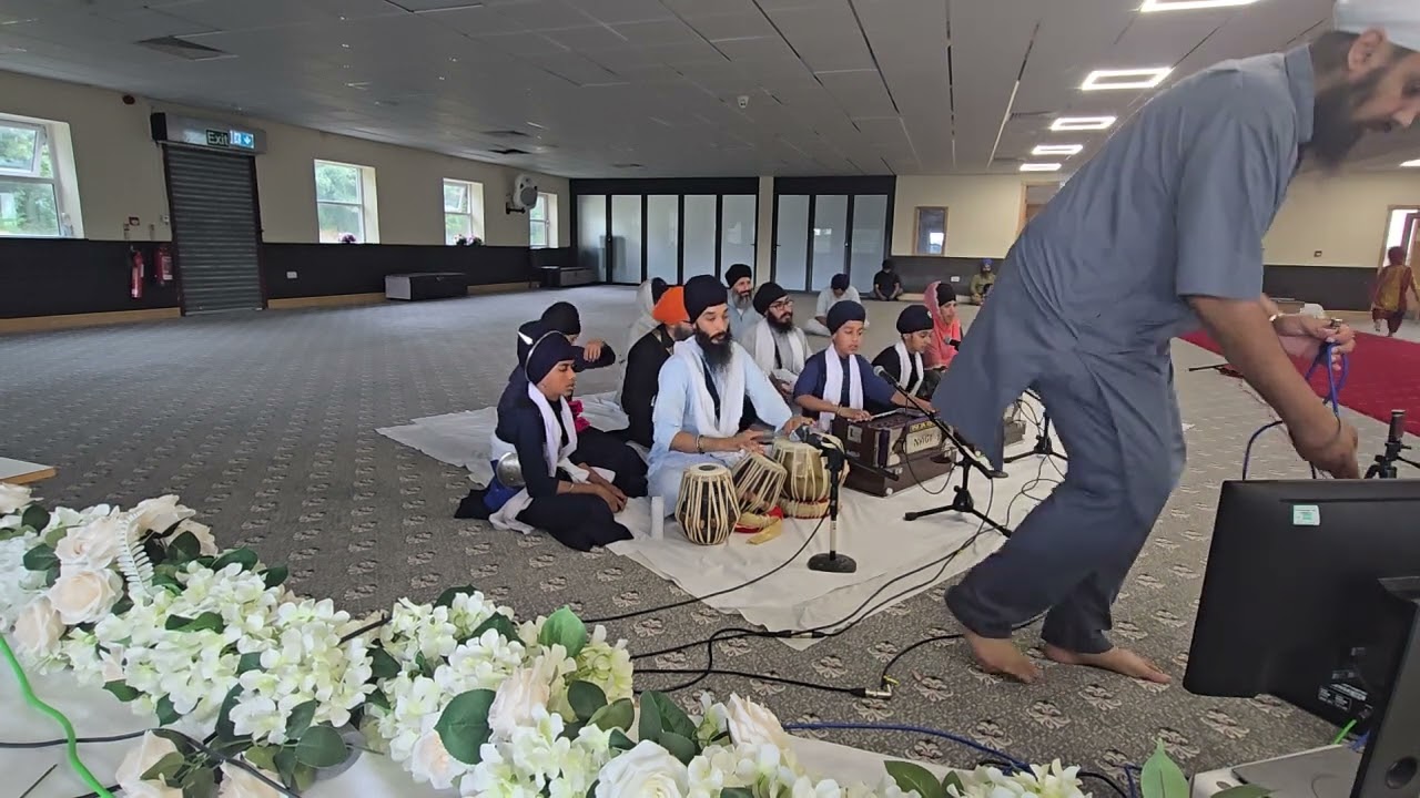 24/7/2025 Thursday Evening Gurdwara Guru Singh Sabha Birmingham Akhand Kirtan