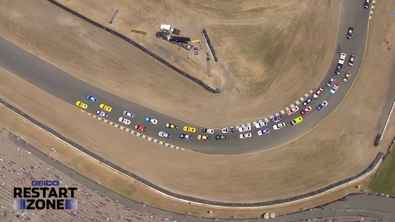 Twists and turns of every restart at Sonoma Raceway