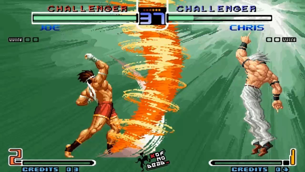 Orochi Chris Oculto vs Poderes Todos los personajes KOF 2002 Parte 1