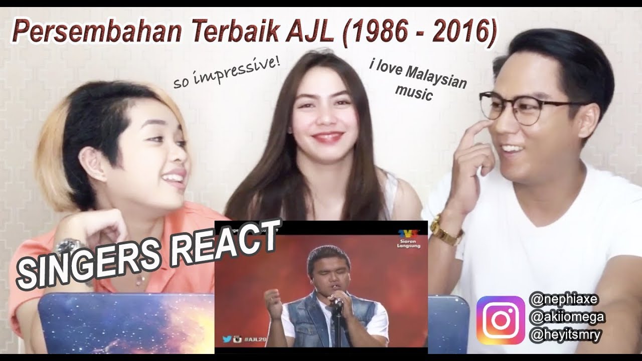 Persembahan Terbaik AJL (1986 - 2016) | SINGERS REACT