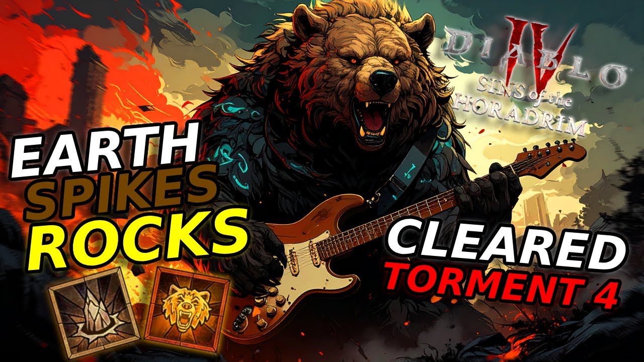 Diablo 4 EARTH SPIKES ROCKS СУПЕР СИЛЬНЫЙ И ВЕСЁЛЫЙ СТРОИТЕЛЬНЫЙ ЯМЫ 100+ СЕЗОН 9