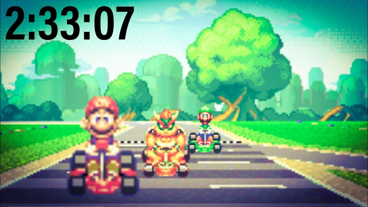 Mario Kart Super Circuit Mushroom Cup Speedrun