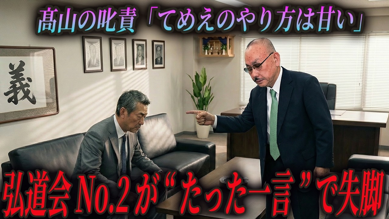 弘道会の恐怖人事…No.2降格の裏にあった「盃」の駆け引き