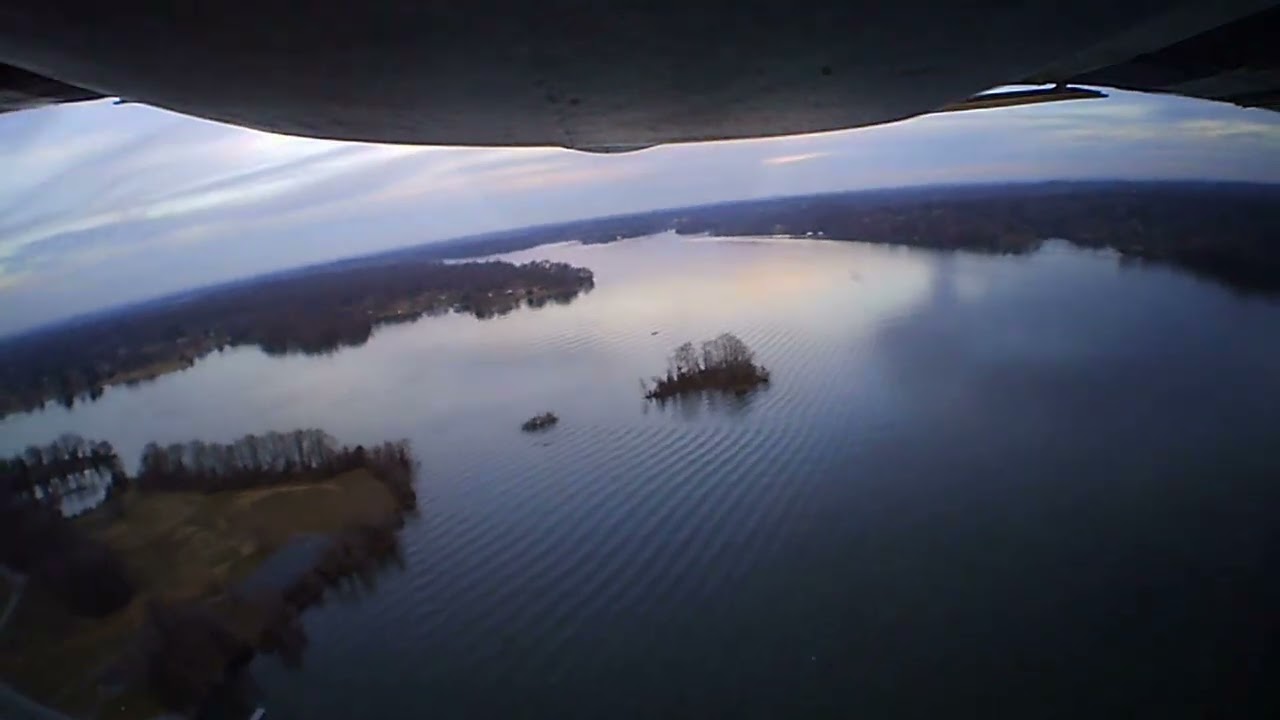 E-flite P-51D 1.2m Sunset Flight over Hendersonville, TN