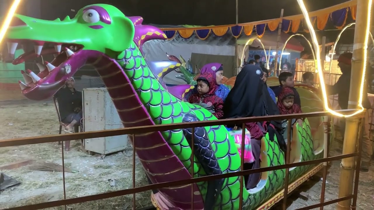 শীতকালিন মেলা কেরানীগঞ্জের আমবাগিচা খেলার মাঠে 