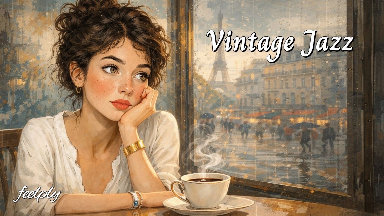 🎧 Этот винтажный кафе-джаз словно сидишь в парижском кафе