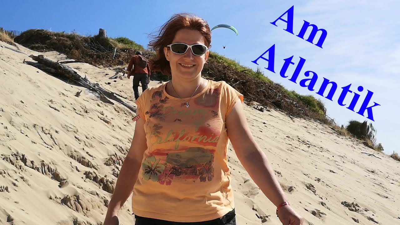 Ankunft am Golf von Biskaya an der Dune du Pilat - Campingplatz Yelloh Village Panorama du Pyla