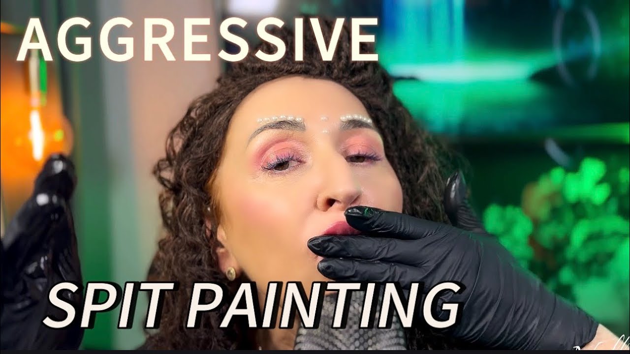 SPIT  PAINTING &bull; ASMR po polsku, mounth Sounds