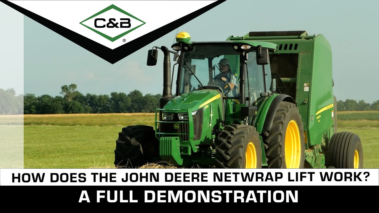 How does the John Deere NetWrap Lift work? A full demonstration.