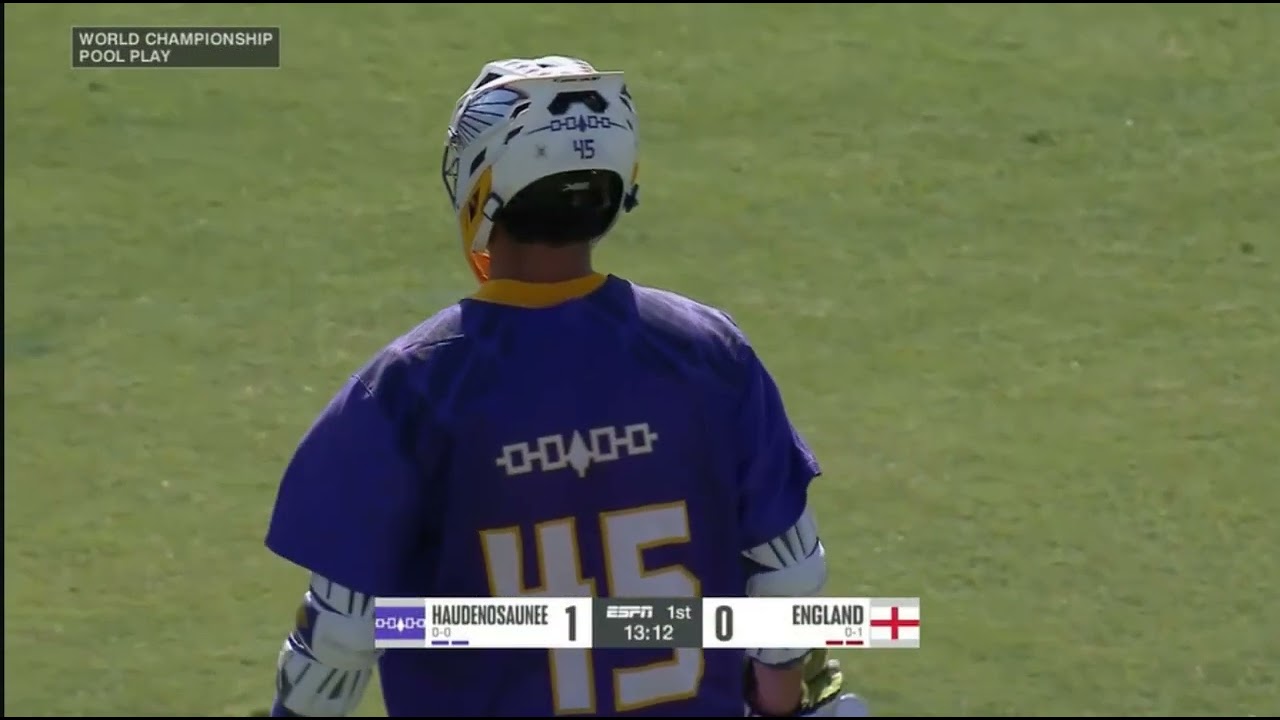 Haudenosaunee vs England Men's World Lacrosse Championship 2023 Pool play