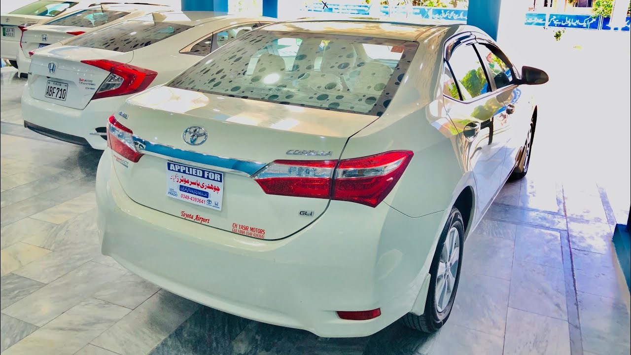 Toyota Corolla Gli automatic | low mileage antique car for sale in Pakistan | number Punjab 
