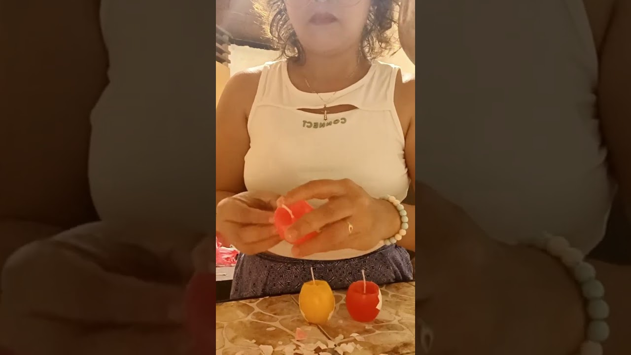 egg shaped candle