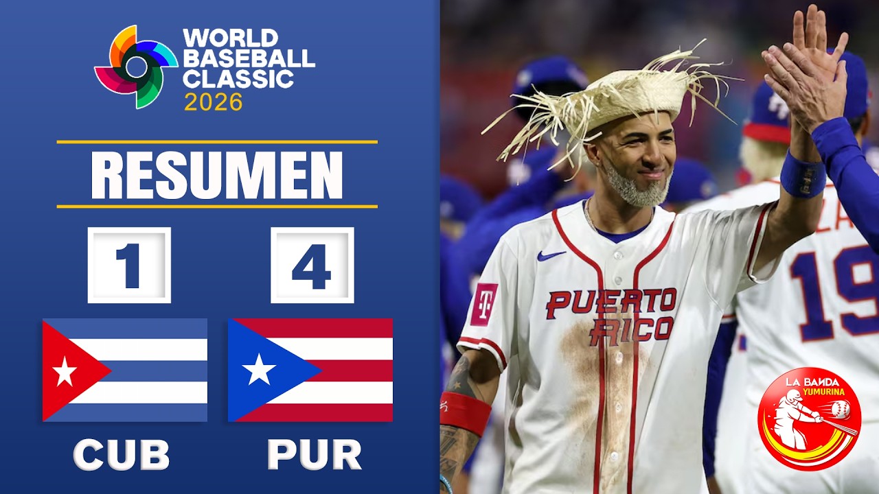 ⚾️ Clásico Mundial 2026: Cuba vs Puerto Rico | RESUMEN (09.03.2026)